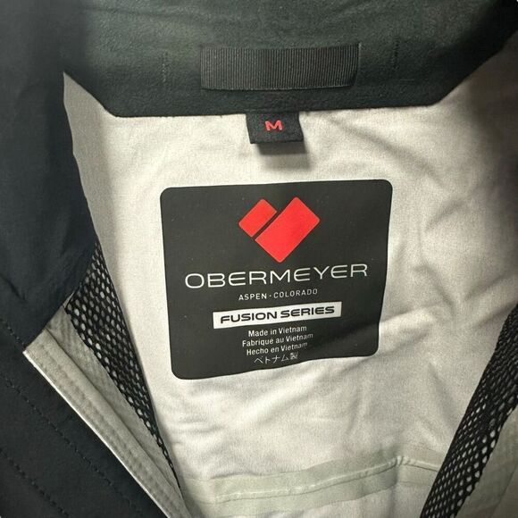 New Obermeyer Black Highlands Shell Jacket M - Picture 6 of 8